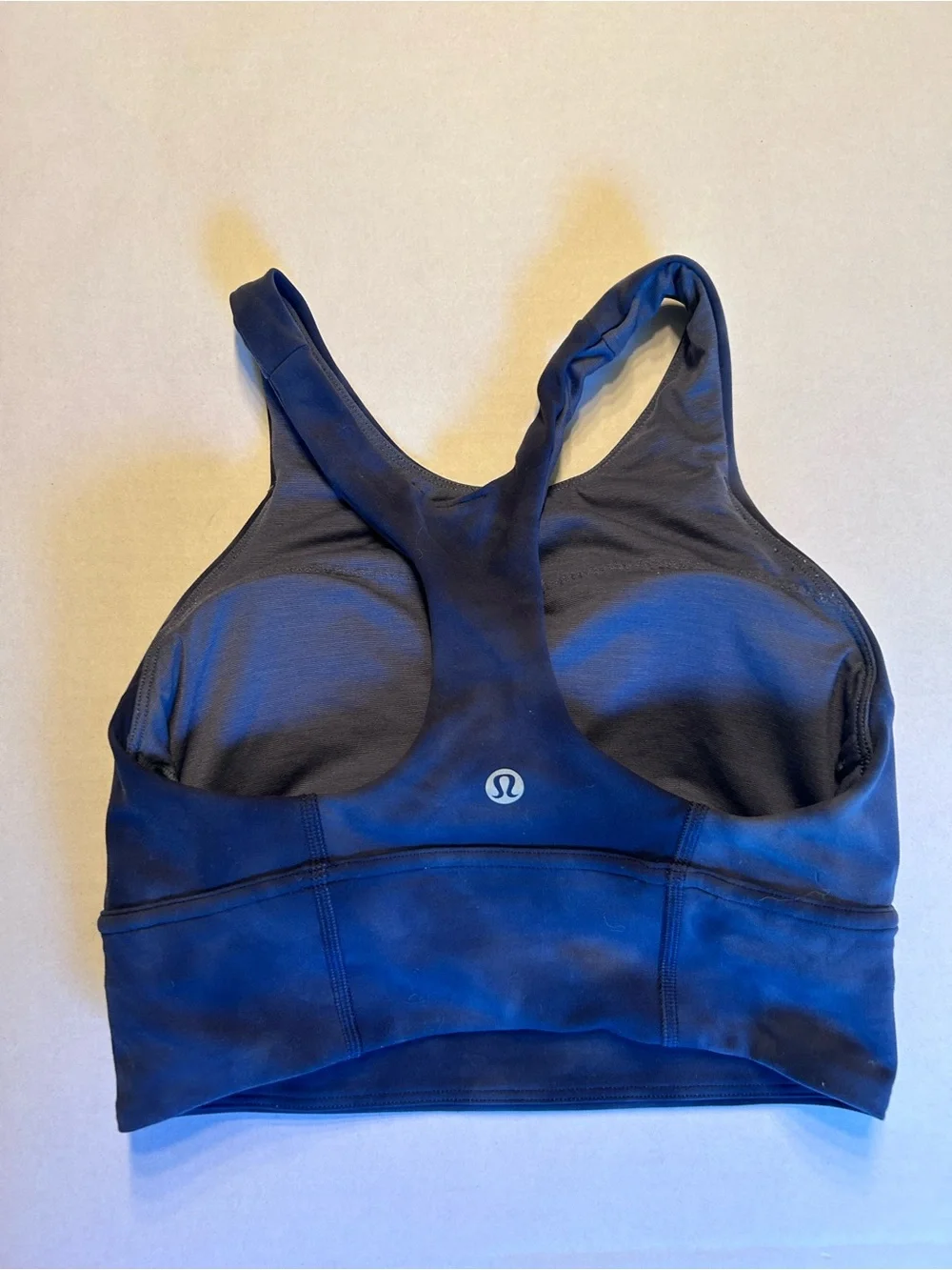 Lululemon Wunder Train Longline Bra Diamond Dye Naval Blue Size 2